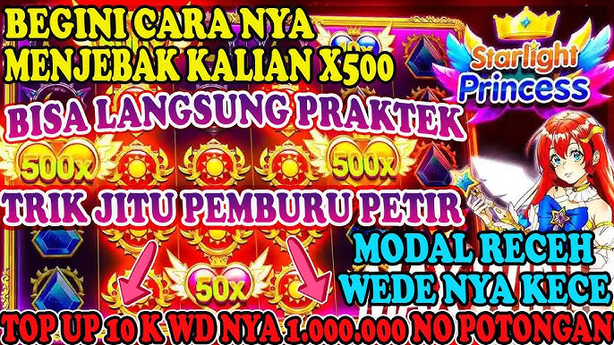 Update Trik dan Pola Depo Receh Jepe Maxwin Starlight Princess 1000